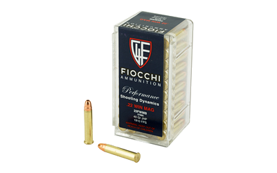 Fiocchi .22 Magnum 40 Grain Jacketed Hollow Point Ammunition – 50 Rounds
