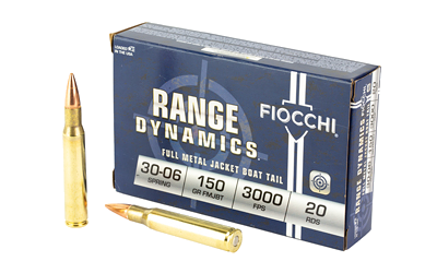 Fiocchi Ammunition .30-06 Springfield 150 Grain Ammunition – 20 Rounds