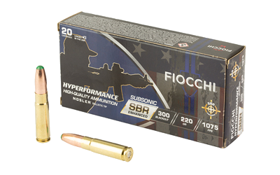 Fiocchi Hypr Sbr .300 Blackout 220 Grain Ammunition – 20 Rounds