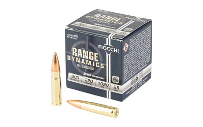 Fiocchi Ammunition Ring Dyna .300 Blackout 220 Grain Ammunition – 25 Rounds
