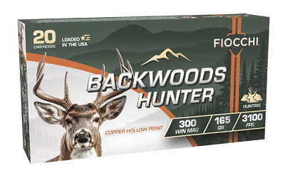 Fiocchi Bkw Hntr 300wm 165 Grain Ammunition – 20 Rounds