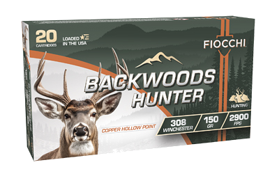 Fiocchi Bkw Hntr .308 Win 150 Grain Ammunition – 20 Rounds