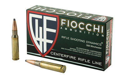 Fiocchi .308 Win 165 Grain Ammunition – 20 Rounds