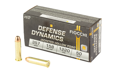 Fiocchi Dfn Dyn .357 Magnum 158 Grain Jacketed Hollow Point Ammunition – 50 Rounds