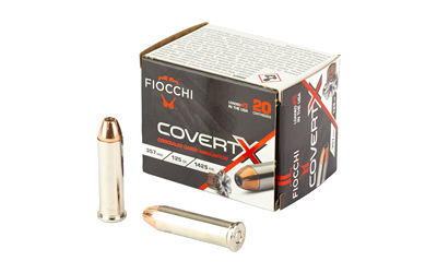 Fiocchi Covert X .357 Magnum 125 Grain Jacketed Hollow Point Ammunition – 20 Rounds