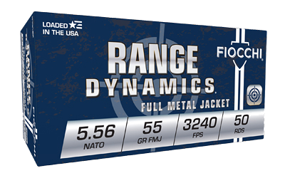 Fiocchi 5.56 NATO 55 Grain Full Metal Jacket Ammunition – 50 Rounds