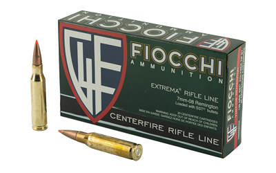 Fiocchi 7mm-08 Rem 139 Grain Ammunition – 20 Rounds
