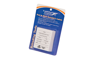 Frankford Arsenal Rifle/Pistol Reload Label100pk Rifle