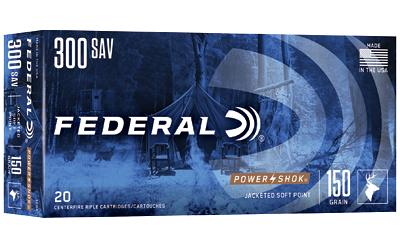 Federal Power-Shok 300sav 150 Grain SP Ammunition – 20 Rounds