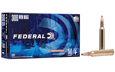 Federal Power-Shok .300 Win Mag 150 Grain SP Ammunition – 20 Rounds
