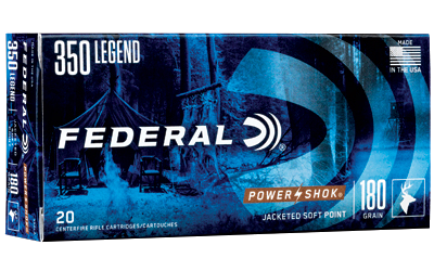 Federal Power-Shok 350leg .350 Legend 180 Grain SP Ammunition – 20 Rounds