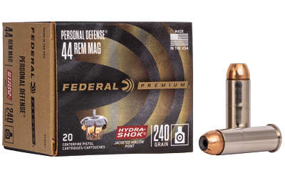 Federal Hydra-Shok .44 Magnum 240 Grain Ammunition – 20 Rounds