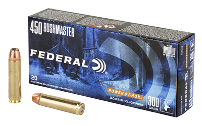 Federal Power-Shok 450bush 300 Grain SP Ammunition – 20 Rounds
