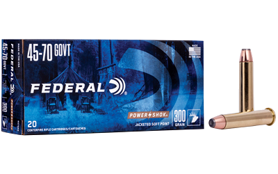 Federal Power-Shok .45-70 Govt 300 Grain Jacketed Hollow Point Ammunition – 20 Rounds