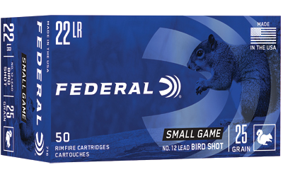 Federal Gmshk .22 LR #12 Shot Ammunition – 50 Rounds