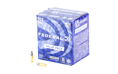 Federal .22 LR 36 Grain Hollow Point Ammunition – 525 Rounds