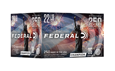 Federal 250th Anniversary USA .22 LR 36 Grain Hollow Point Ammunition – 250 Rounds