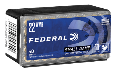 Federal Gmshk .22 Magnum 50 Grain Jacketed Hollow Point Ammunition – 50 Rounds