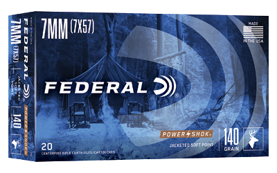 Federal Power-Shok 7mmmau 140 Grain SP Ammunition – 20 Rounds