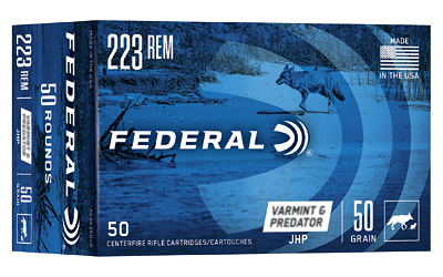 Federal Am Eagle V&P .223 Rem 50 Grain Jacketed Hollow Point Ammunition – 50 Rounds