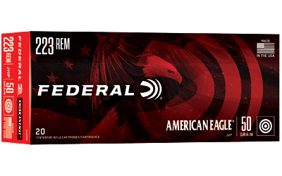 Federal Am Eagle .223 Rem 50 Grain Jacketed Hollow Point Ammunition – 20 Rounds