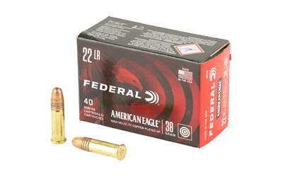 Federal Am Eagle .22 LR 38 Grain Hollow Point Ammunition – 40 Rounds