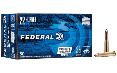 Federal Am Eagle V&P 22hrn .22 Hornet 35 Grain Ammunition – 50 Rounds