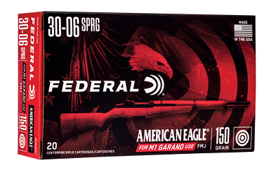 Federal Am Eagle .30-06 Springfield 150 Grain Full Metal Jacket Ammunition – 20 Rounds