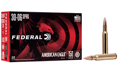 Federal Am Eagle .30-06 Springfield 150 Grain Ammunition – 20 Rounds