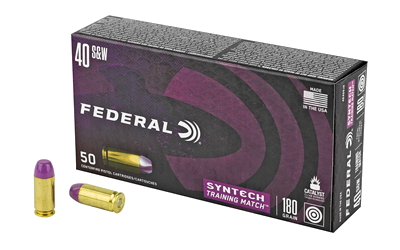 Federal Syntech .40 S&W 180 Grain Ammunition – 50 Rounds