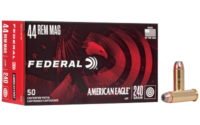 Federal Am Eagle .44 Magnum 240 Grain Jacketed Hollow Point Ammunition – 50 Rounds