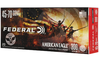 Federal 250th Anniversary .45-70 Govt 300 Grain SP Ammunition – 20 Rounds