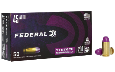Federal Syntech .45 ACP 230 Grain Ammunition – 50 Rounds