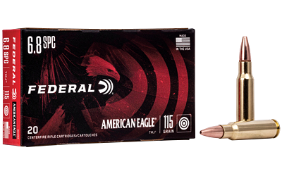 Federal Ae 6.8spc 115 Fmj 115 Grain Full Metal Jacket Ammunition – 20 Rounds