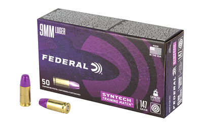 Federal Ae 9mm 147 Grain Ammunition – 50 Rounds