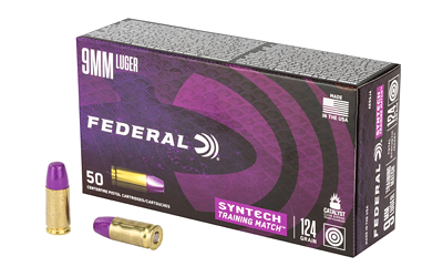 Federal Ae 9mm 124 Grain Ammunition – 50 Rounds