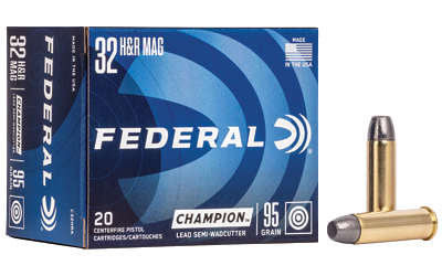 Federal Champ 32hr Mg 95 Grain SWC Ammunition – 20 Rounds
