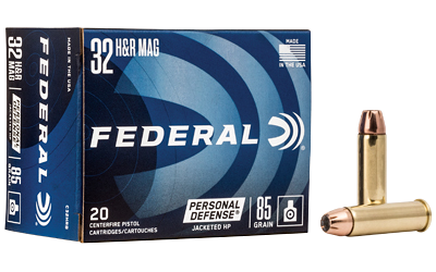Federal Pd .32 H&R .32 H&R Magnum 85 Grain Jacketed Hollow Point Ammunition – 20 Rounds
