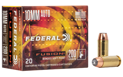 Federal Prm Fusion 10mm 200 Grain SP Ammunition – 20 Rounds