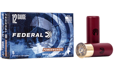 Federal Power-Shok 12 Gauge SLUG Ammunition – 5 Rounds