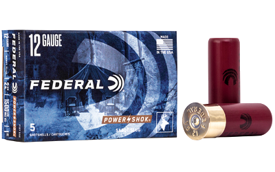 Federal Power-Shok 12 Gauge SLUG Ammunition – 5 Rounds
