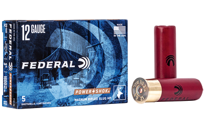 Federal Power-Shok 12 Gauge SLUG Ammunition – 5 Rounds