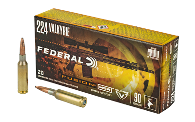 Federal Fusion 224vlk 90 Grain Ammunition – 20 Rounds