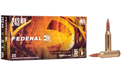 Federal Fusion .243 Win 95 Grain Ammunition – 20 Rounds