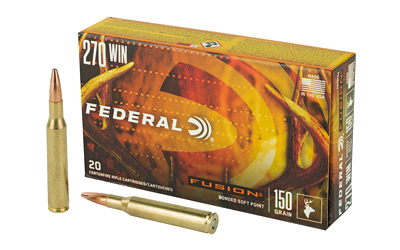 Federal Fusion .270 Win 150 Grain Ammunition – 20 Rounds