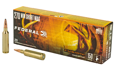 Federal Fusion 270wsm .270 WSM 150 Grain Ammunition – 20 Rounds