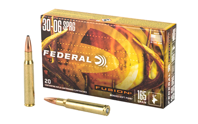Federal Fusion .30-06 Springfield 165 Grain Ammunition – 20 Rounds