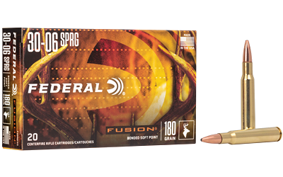 Federal Fusion .30-06 Springfield 180 Grain Ammunition – 20 Rounds