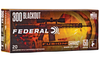 Federal Fusion MSR .300 Blackout 150 Grain Ammunition – 20 Rounds