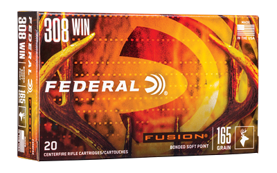 Federal Fusion .308 Win 165 Grain Ammunition – 20 Rounds